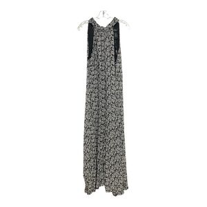 MSK
Women's Black and White Floral Halter Wide-Leg Jumpsuit size L NEW